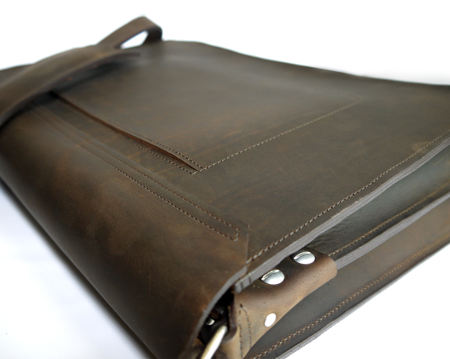 The Minimal - Dark Brown Crazy Horse Leather