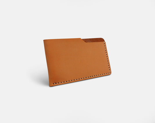 Simple Cardholder - English Tan