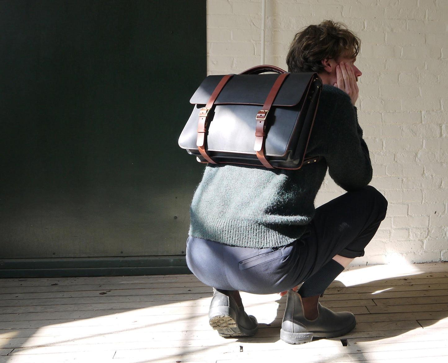 The Duotone - Dark Brown w/ Black