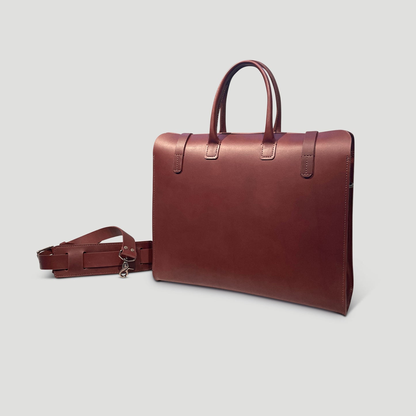 medium brown work archetype bag