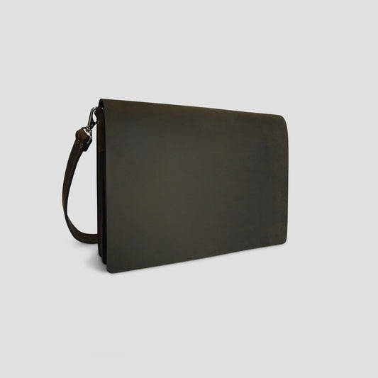 The Minimal - Dark Brown Crazy Horse Leather